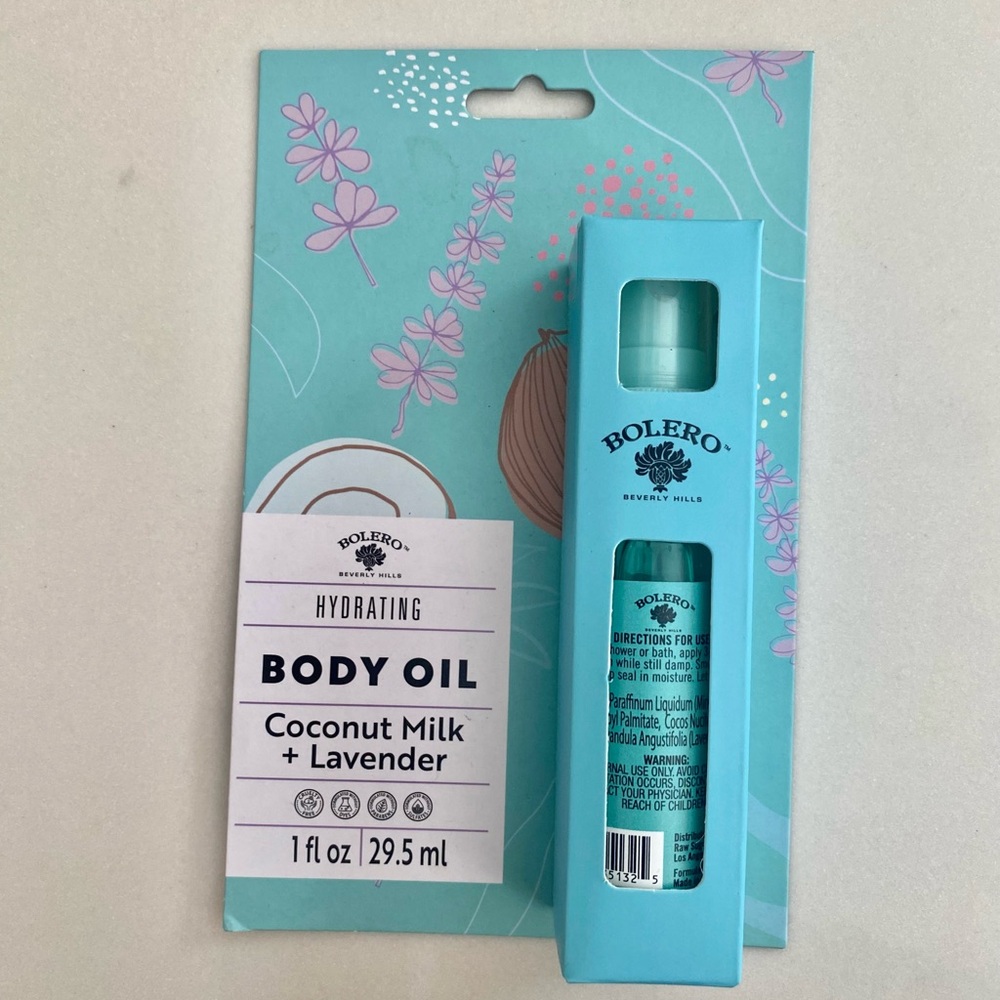 Bolero of Beverly Hills body oil. Brand new, never opened.